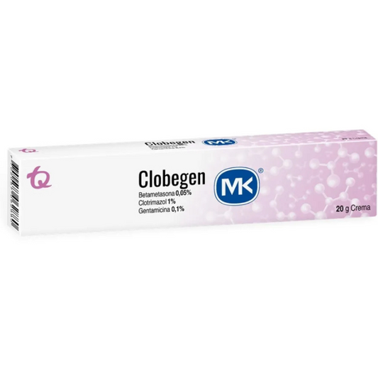 CLOBEGEN 0.05 G/1 G/0.1 G CREMA TOPICA TUBO X 20 G