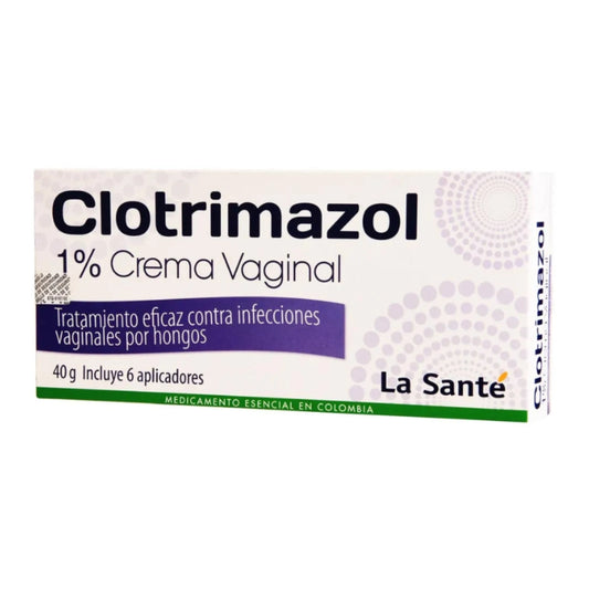 CLOTRIMAZOL LA SANTE 1 % CREMA VAGINAL TUBO X 40 G