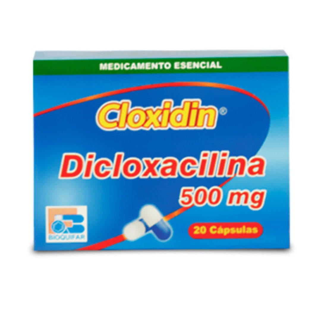 CLOXIDIN 500 MG CAPSULA DURAS CAJA X 20