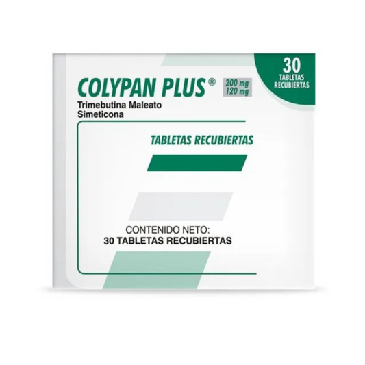 COLYPAN PLUS 200 MG /120 MG TABLETA RECUBIERTA CAJA X 30