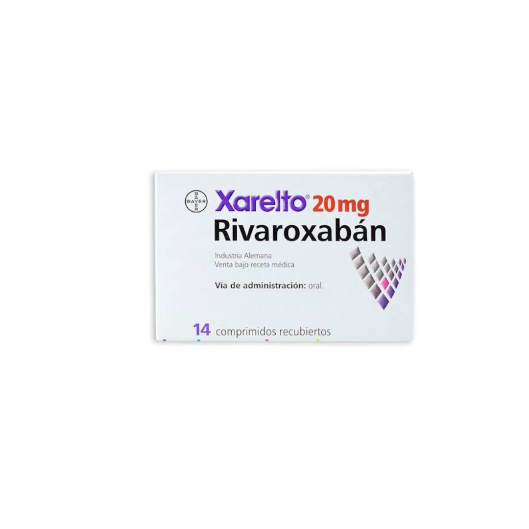 XARELTO 20 MG  COMPRIMIDO CAJA  X  14