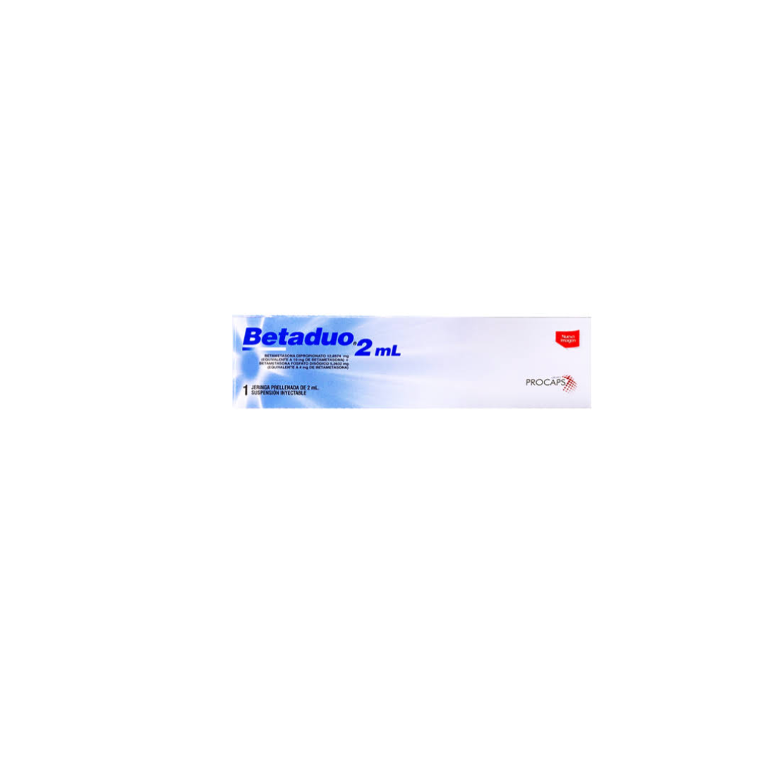 BETADUO 10/4 MG/2 ML  JERINGA PRELLENADA CAJA X 1