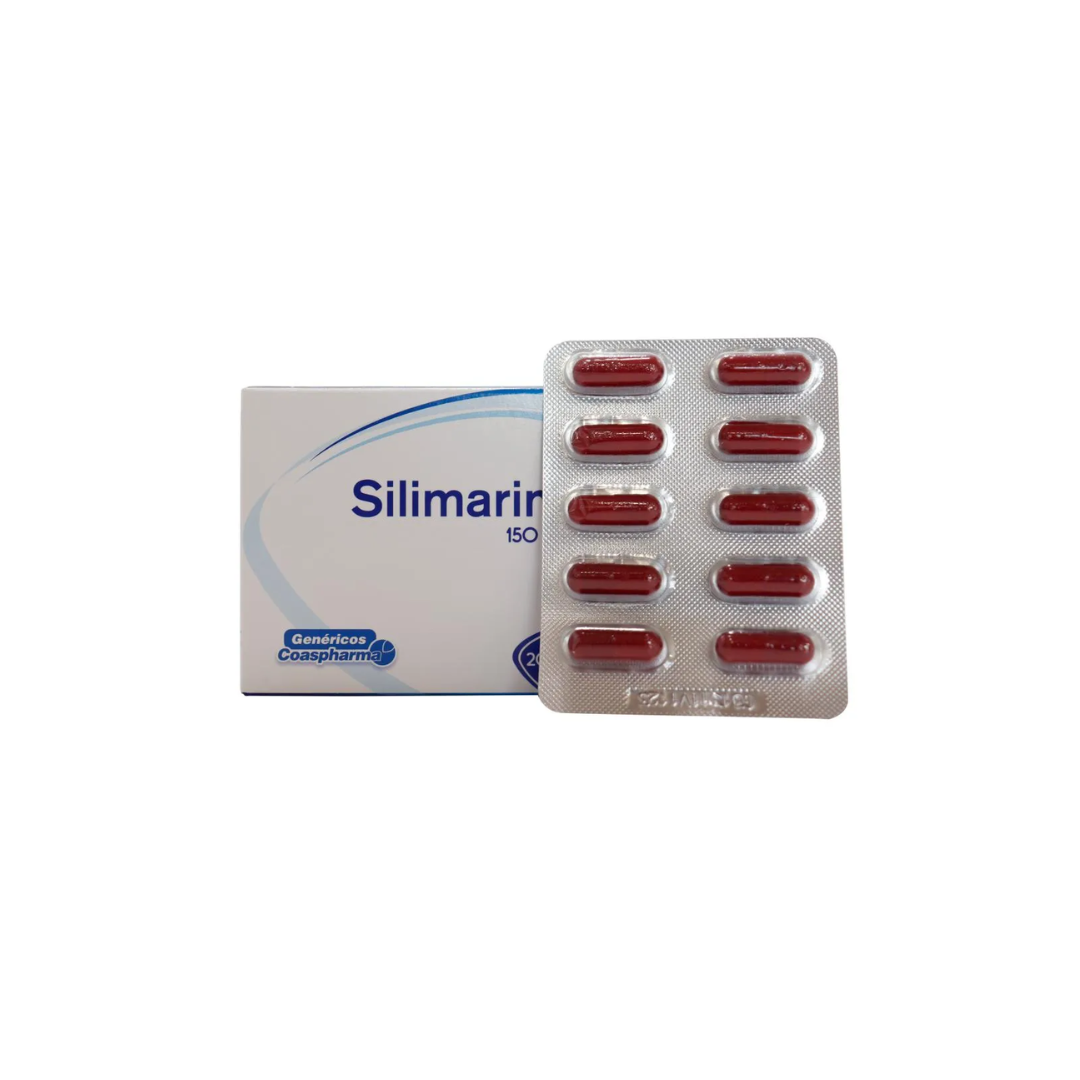 SILIMARINA 150 MG COASPHARMA CAPSULA CAJA X 20