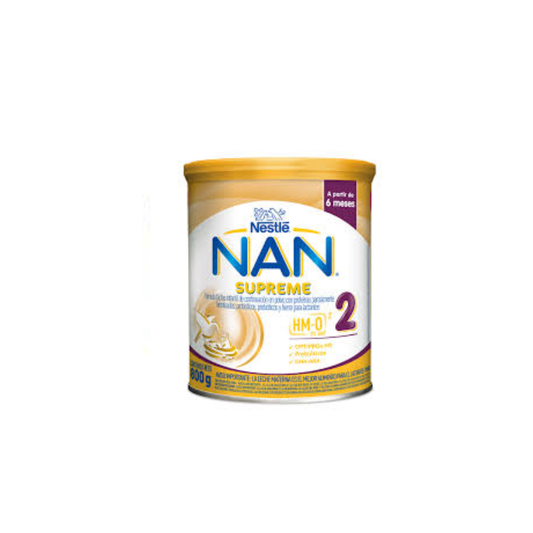 NAN SUPREME 2 POLVO ORAL LATA X 800 G
