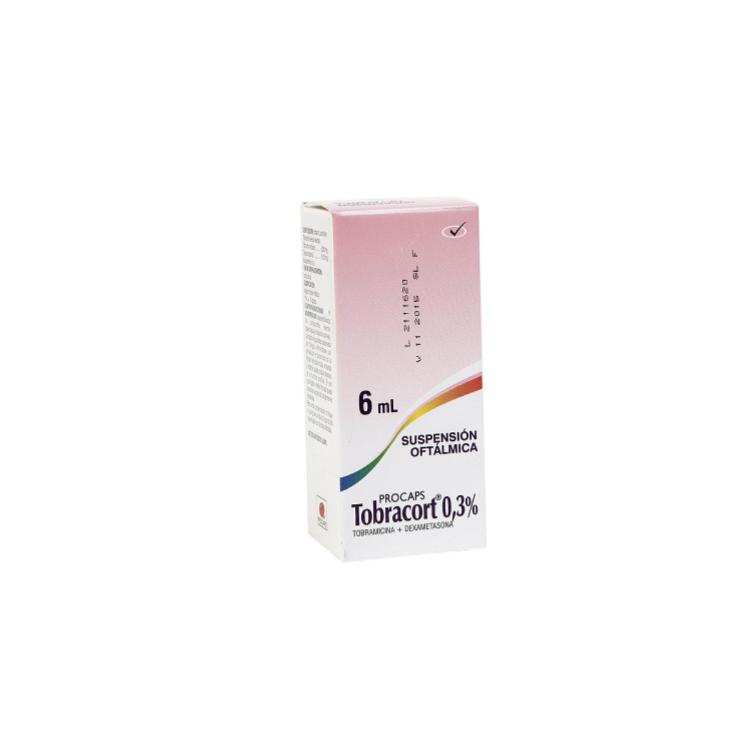 TOBRACORT 0.3% 6 ML SUSPENSIÓN OFTALMICA FRASCO X 6 ML