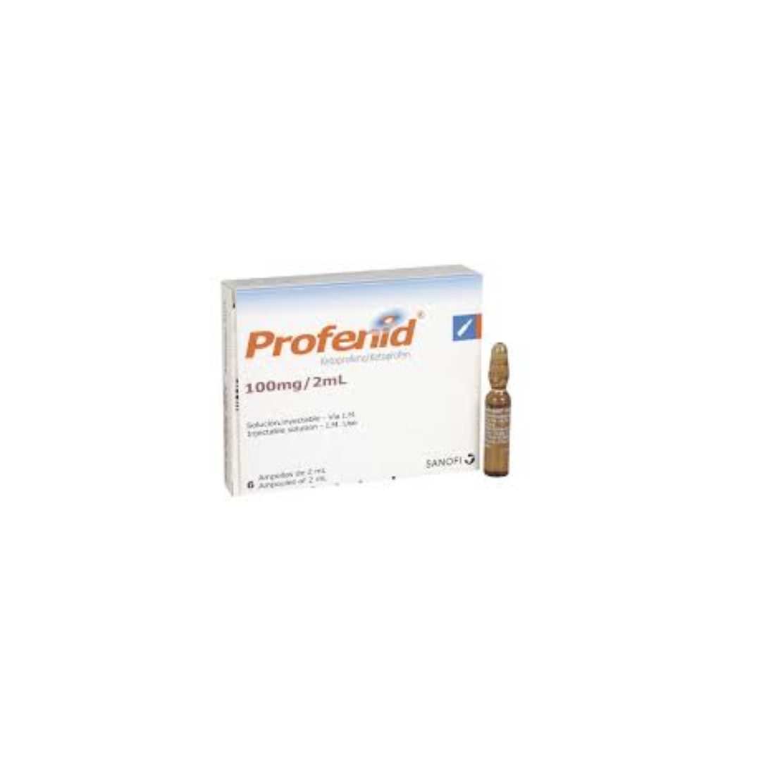 PROFENID 100 MG + 2 ML SOLUCIÓN INYECTABLE CAJA X 6