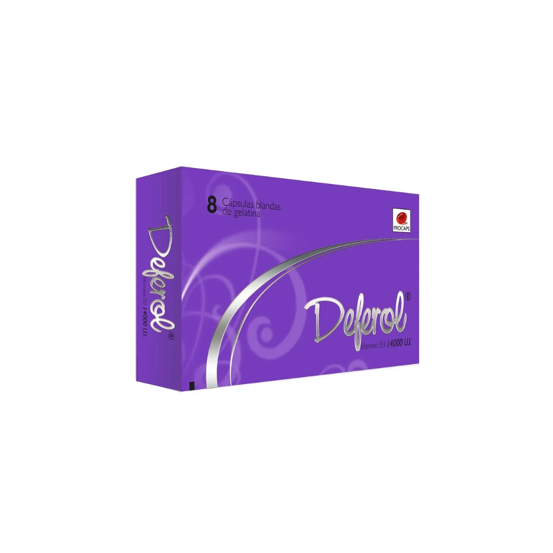 DEFEROL 14000 UI CAPSULA BLANDAS CAJA X 8