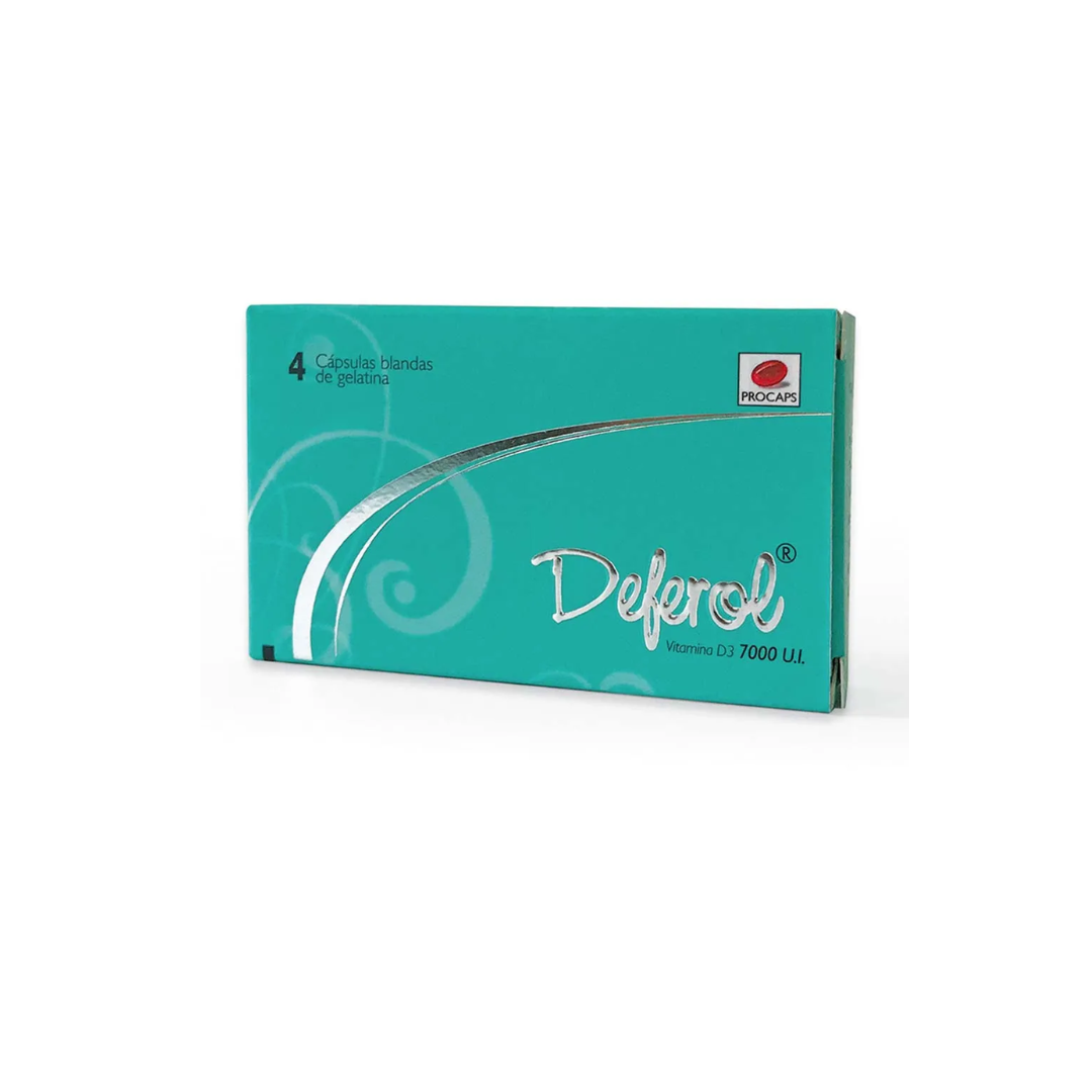 DEFEROL 7000 UI CAPSULA BLANDAS CAJA X 4 H