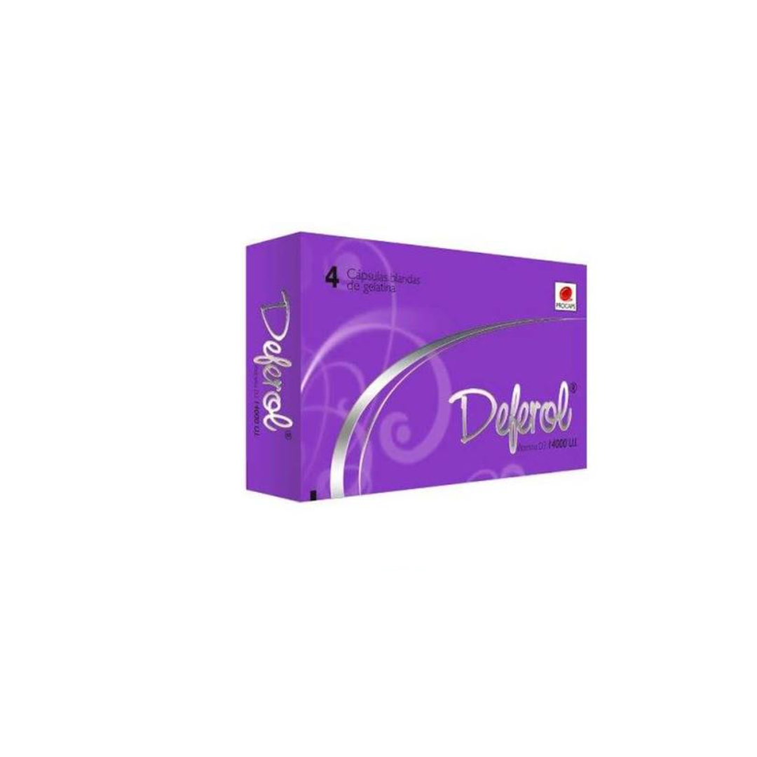 DEFEROL 14000 UI CAPSULA BLANDAS CAJA X 4