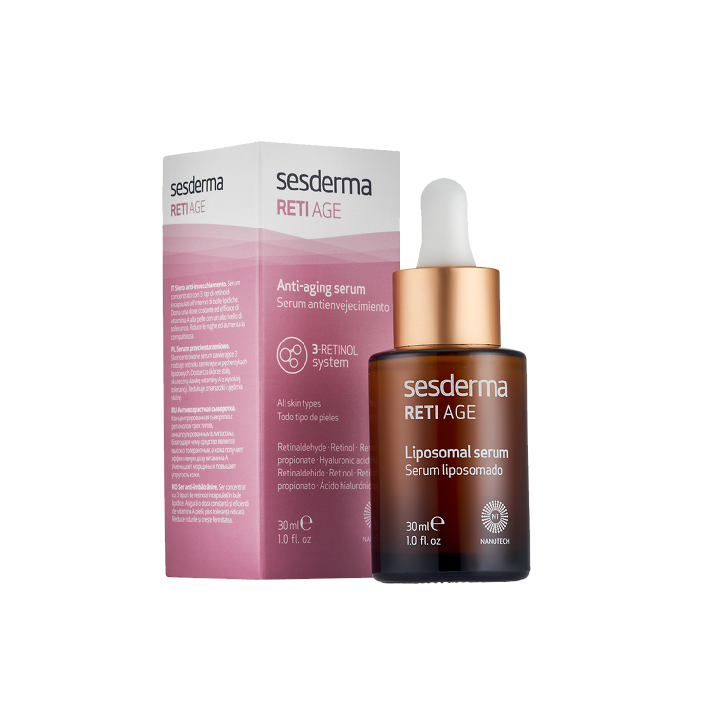 RETI-AGE ANTI-AGING SERUM CREMA FACIAL FRASCO X 30 ML