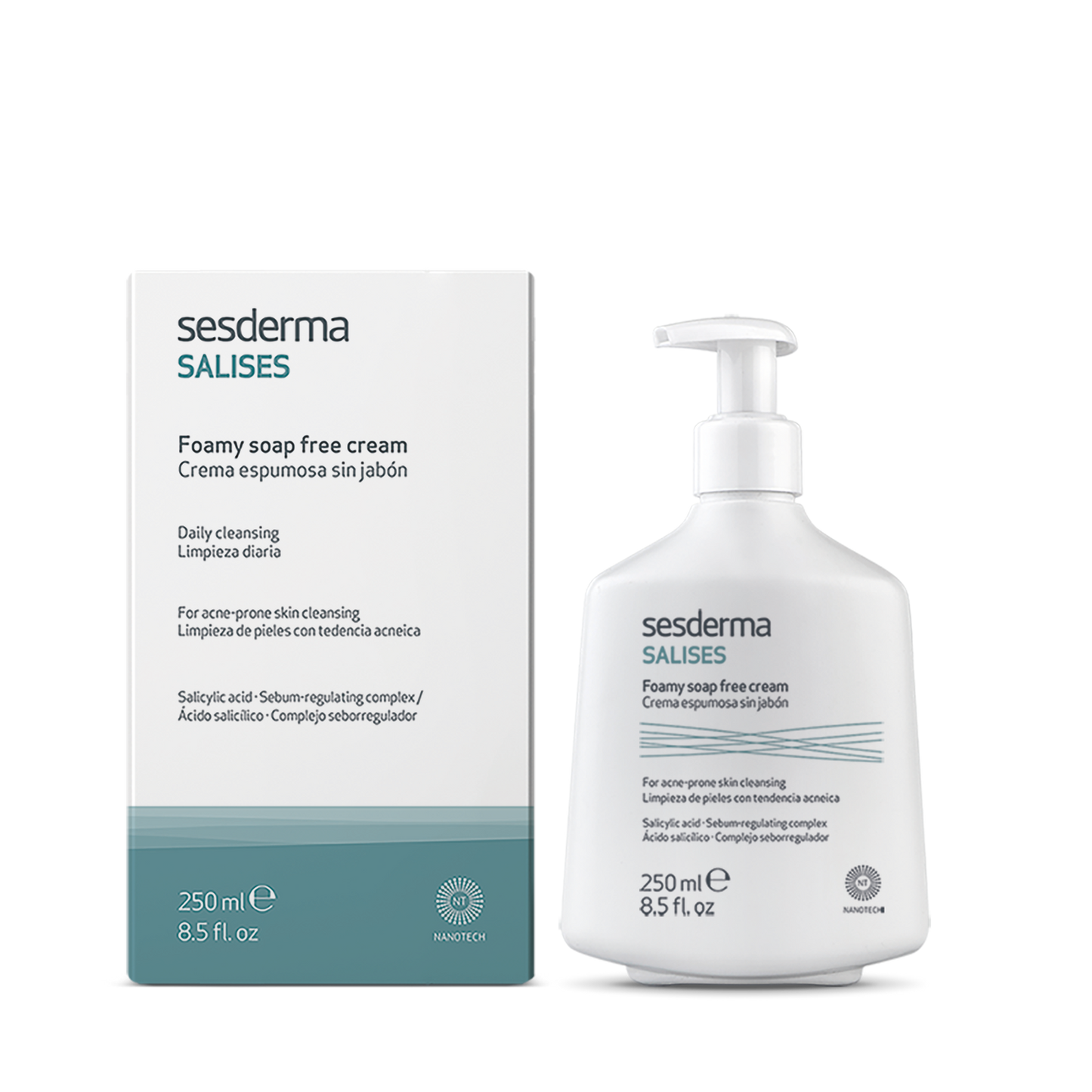SALISES CREMA ESPUMOSA SIN JABON ESPUMA POTE X 250 ML