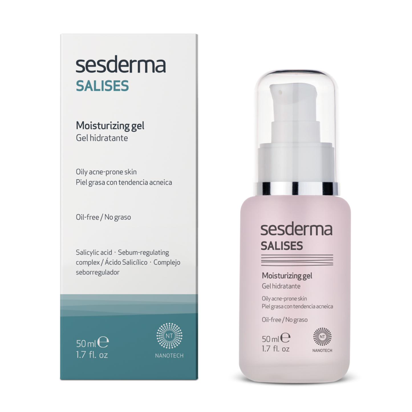 SALISES GEL HIDRATANTE LOCION FACIAL FRASCO X 50 ML