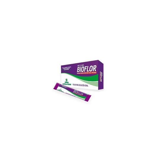 BIOFLOR 100/500 MG X 3 GR SOBRES CAJA X 10