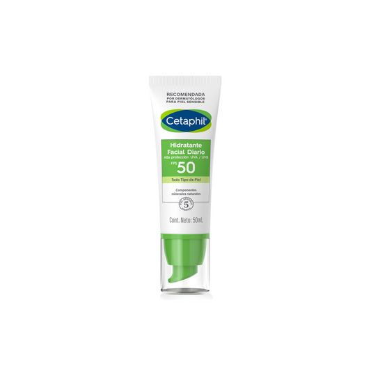 CETAPHIL HIDRATANTE FACIAL DIARIO FPS EMULSION FRASCO X 50 ML
