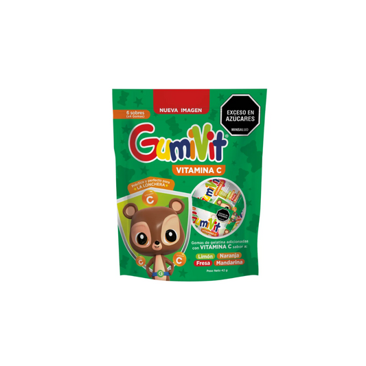 GUMIVIT C GOMAS CAJA X 6 SOBRES
