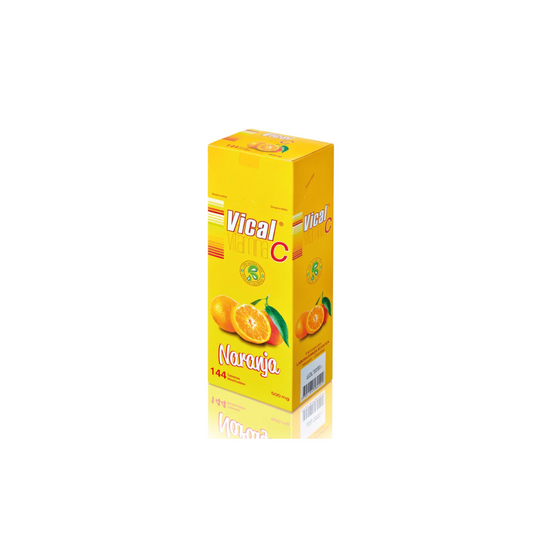 VICAL NARANJA 500 MG  TABLETA MASTICABLE CAJA X 144