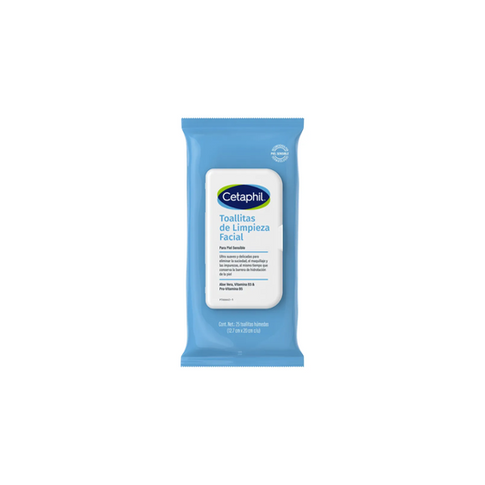 CETAPHIL TOALLITAS LIMPIADORAS  NA CAJA X 25