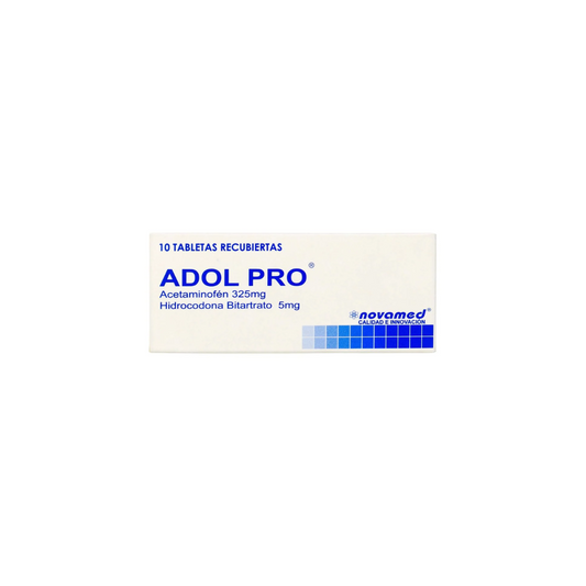 ADOL PRO (325 MG + 5 MG) TABLETA CAJA X 10