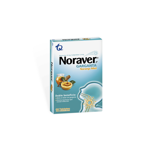 NORAVER NJA. MIEL TABLETA P/DISOLVER CAJA X 12