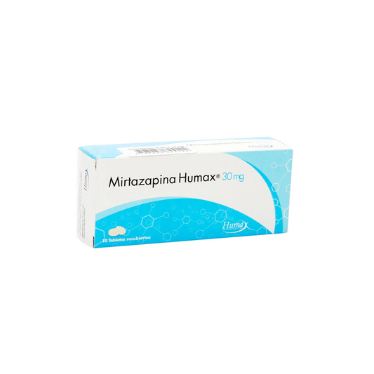 MIRTAZAPINA HUMAX 30 MG TABLETA RECUBIERTA CAJA X 10
