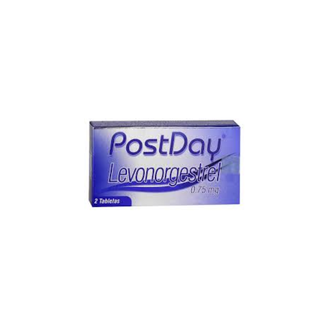POSTDAY 0.75 MG TABLETA CAJA X 2