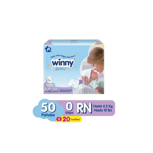 WINNY SENSITIVE ET0+TOAX20AV NA BOLSA X 50