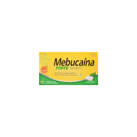 MEBUCAINA FORTE 2 MG/1 MG TABLETA CAJA X 10