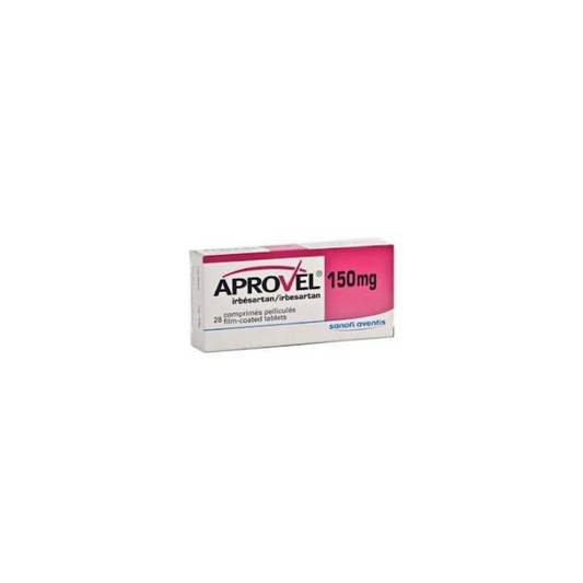 APROVEL 150 MG TABLETA CAJA X 28