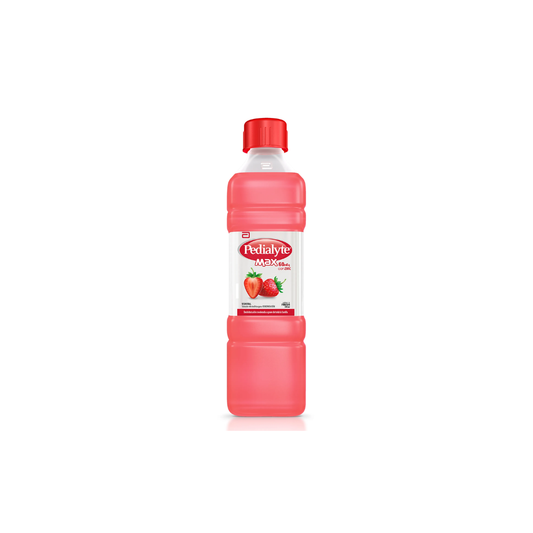 PEDIALYTE MAX ZINC 60 MEQ  FRESA SOLUCIÓN ORAL FRASCO X 500 ML