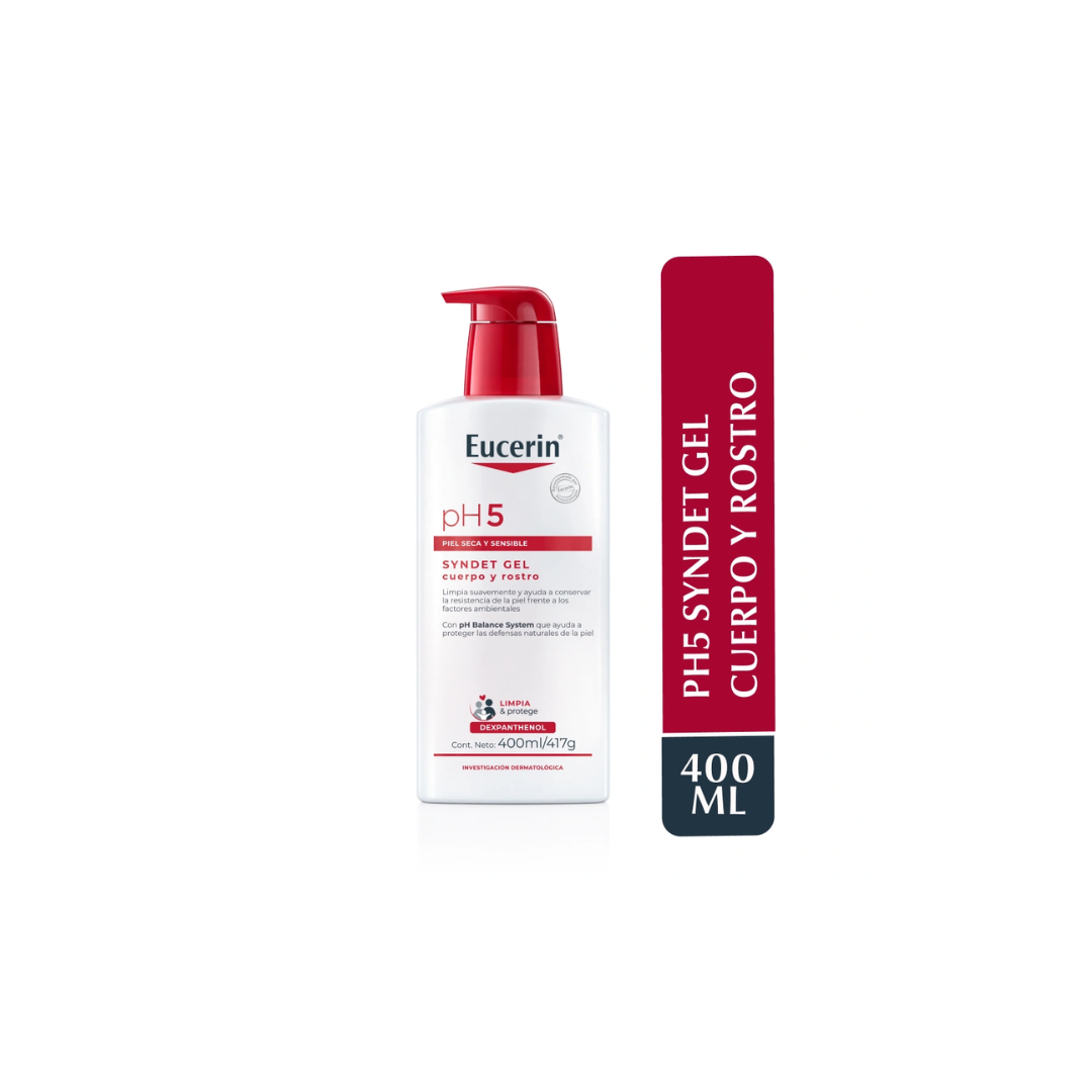 EUCERIN PH5 SYNDET GEL FRASCO X 400 ML
