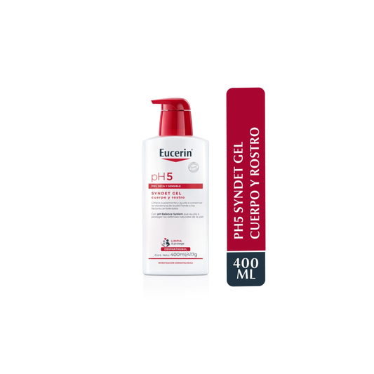EUCERIN PH5 SYNDET GEL FRASCO X 400 ML