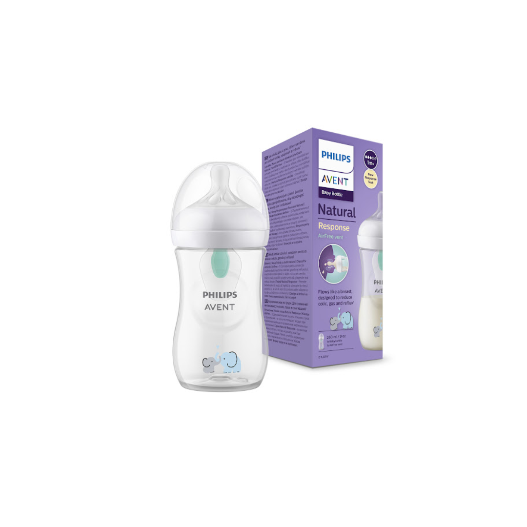 AVENT TETERO NATURAL 9 ONZ ELEFANTE SISTEMA KEPLER NA CAJA X 1