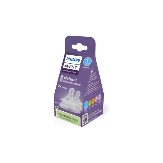 AVENT CHUPO RESPUESTO NATURAL ANTICOLICO FLUJO 1 NA CAJA X 2
