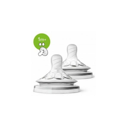 AVENT CHUPO RESPUESTO NATURAL ANTICOLICO FLUJO 2 LENTO NA CAJA X 2