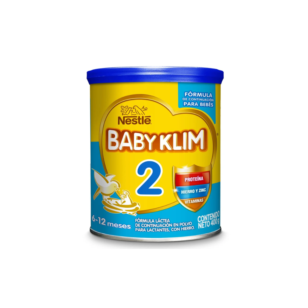 KLIM BABY 2 POLVO ORAL LATA X 400 GR