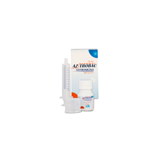 AZITROBAC 200 MG/5 ML SOLUCIÓN INYECTABLE FRASCO X 15 ML