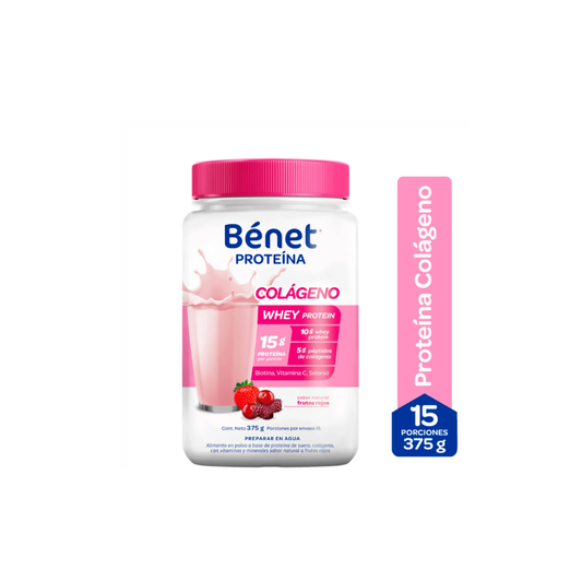 BENET PROTEINA COLAGENO POLVO ORAL POTE X 375 GR