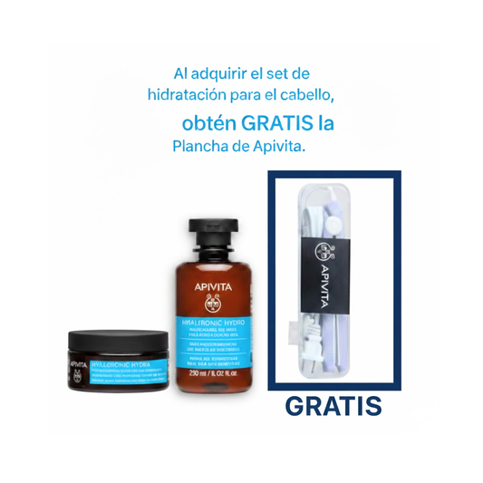 KIT APIVITA HIDRATACION CAPILAR INTENSA+PLANCHA APIVITA NA CAJA X 1