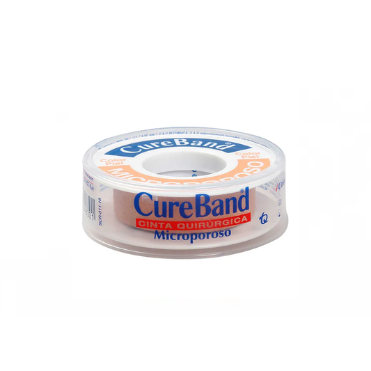 ESPARADRAPO CURE BAND MICROPORE PIEL 1 - 2 X 5 YARDAS DM UNIDAD