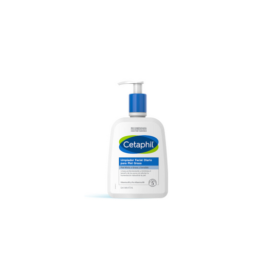 CETAPHIL LIMPIADOR FACIAL DIARIO P/PIEL GRASA EMULSION TOPICA FRASCO X 473 ML