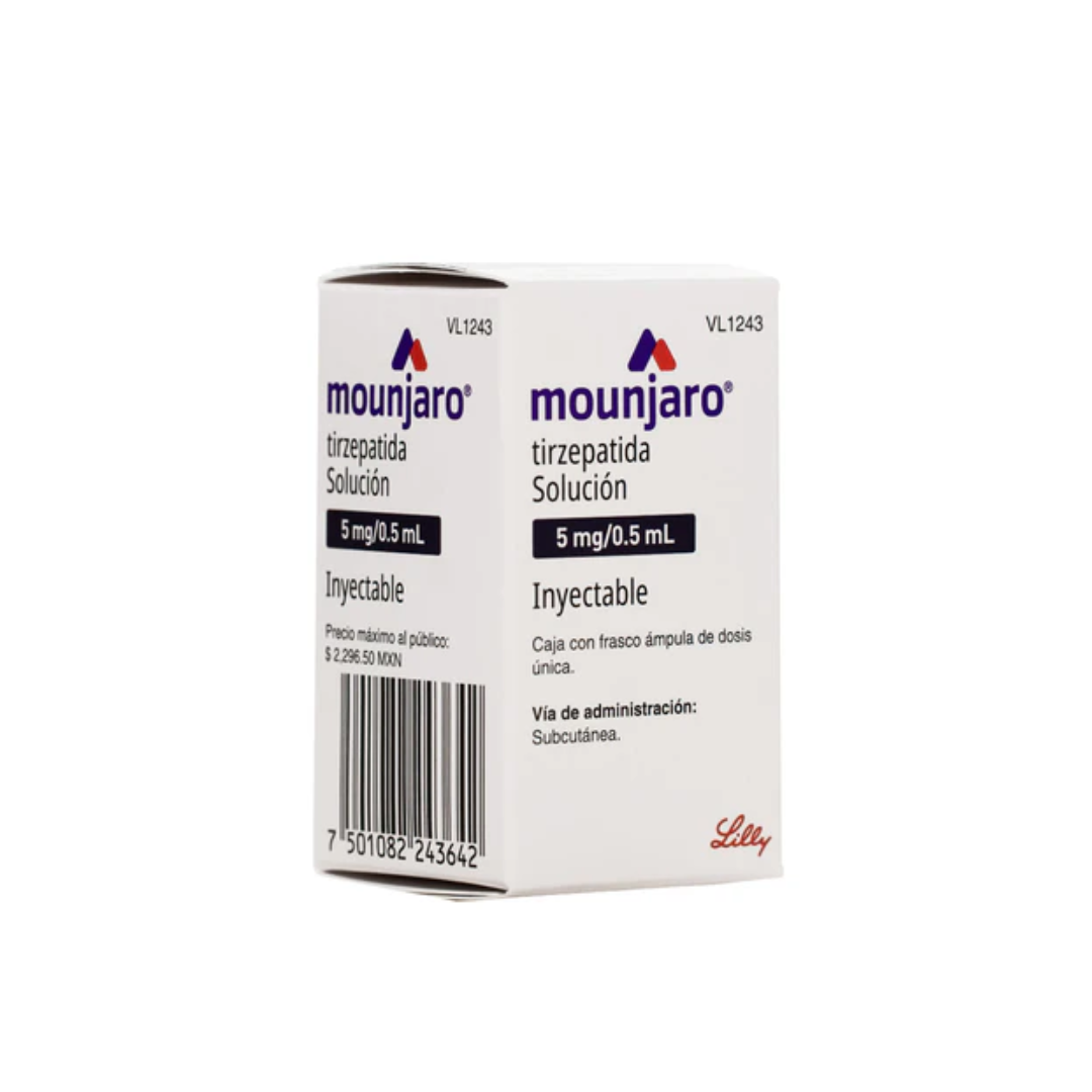 MOUNJARO 5 MG/0.5ML SOLUCIÓN INYECTABLE CAJA X 1