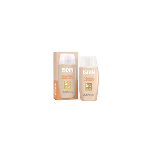 ISDIN FOTOPROTECTOR FUSION WATER MAGIC LIGHT SPF 50 EMULSION POTE X 50 ML